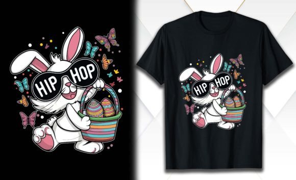 Blend Street Culture with Spring Vibes: The Hip Hop Easter Bunny Design