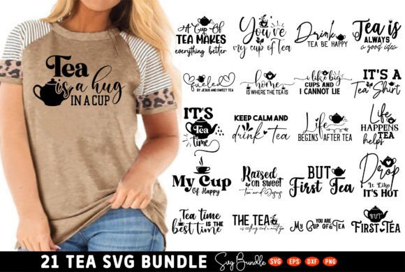 Brewing Creativity: The Tea Quotes SVG Bundle for Every Project
