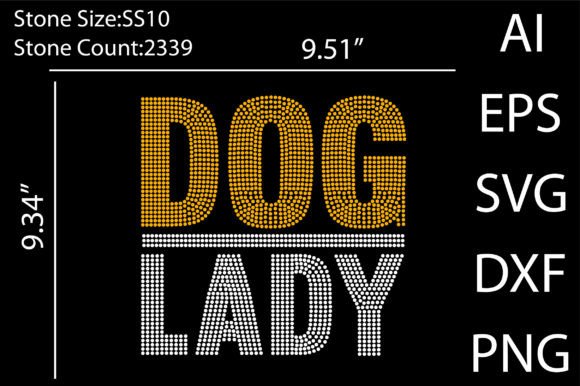 Dog Lady Rhinestone Templates: Sparkle for Your Projects