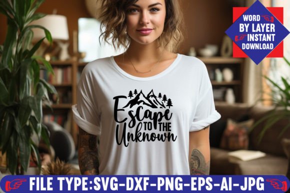 Escape to the Unknown: Unleashing a Modern SVG Design