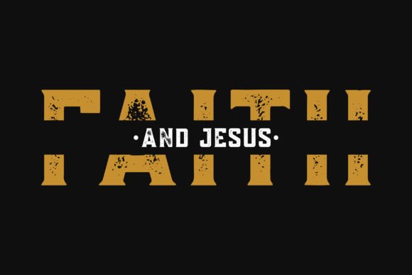 Faith and Jesus T-Shirt Design: A Complete POD Asset
