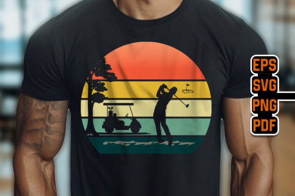 Golf Trendy Retro Vintage T-Shirt Design: A Timeless Appeal