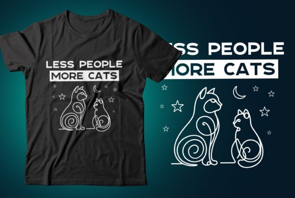 Less People More Cats: A Purrfectly Clever Design for Cat Lovers