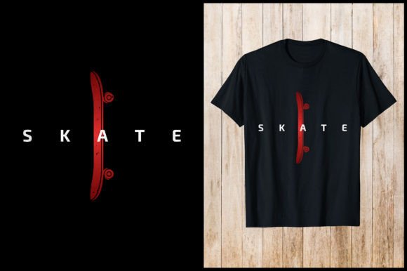 Skateboard T-shirt Design: Art Ready for Your Brand