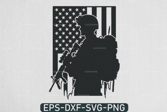 US Soldier with American Flag SVG: A Powerful Design for Your Projects